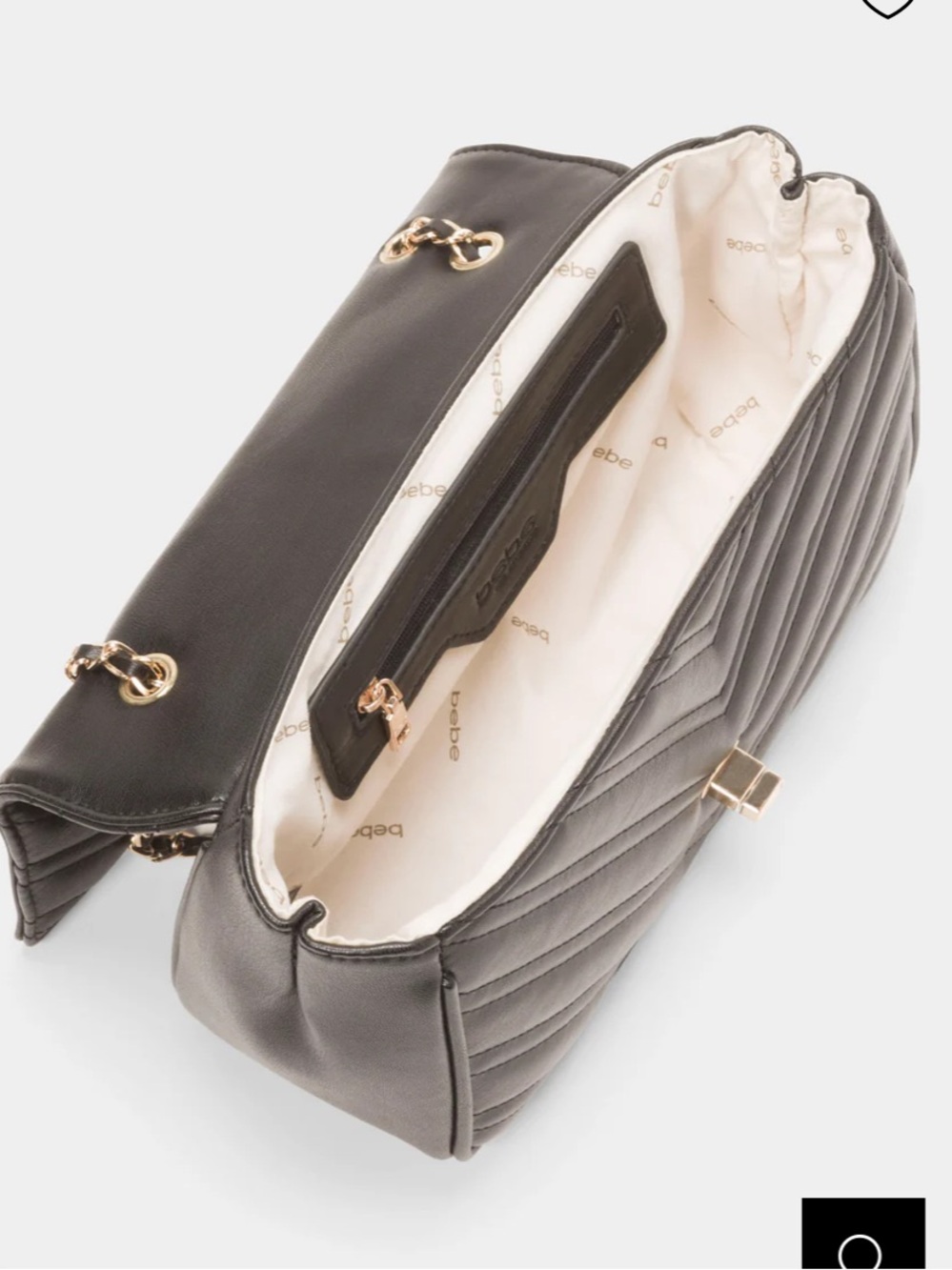 BEBE RAIN SHOULDER BAG - Picture 3 of 5